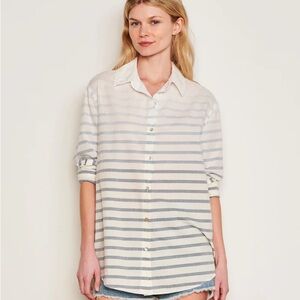 NWOT Sundry “Changing Tide” Stripe Classic Shirt (M)